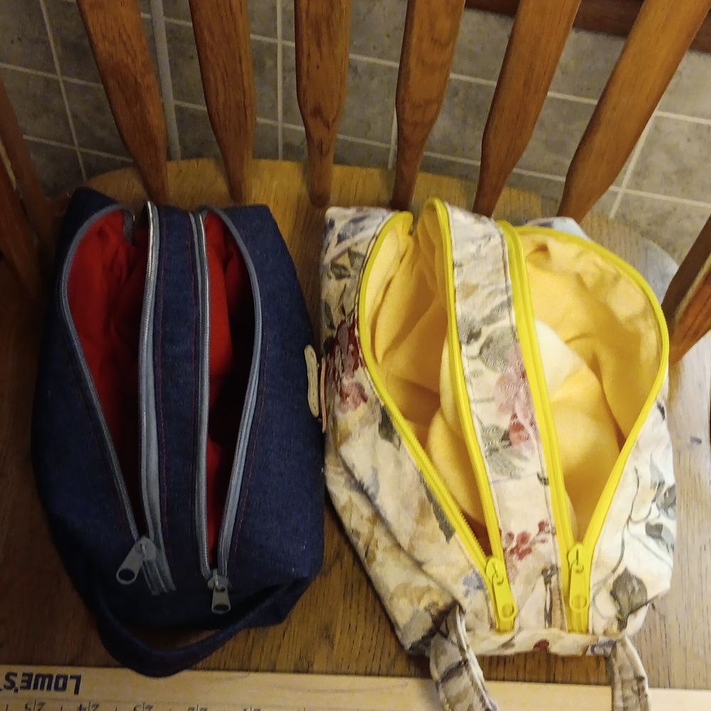 Toiletry Bag!! Homemade with Love ❤️  Two Compartments - Picture 9 of 11